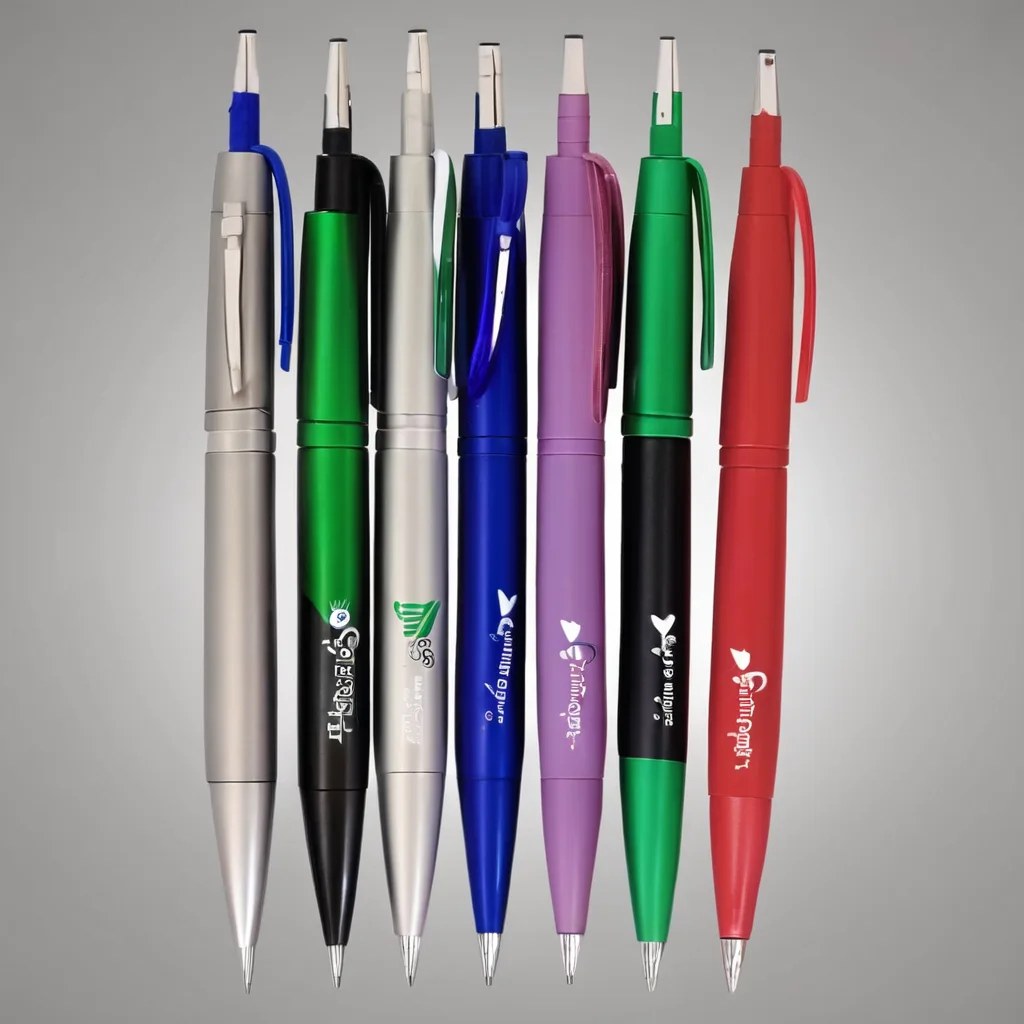 Bulk promotional pens with custom branding