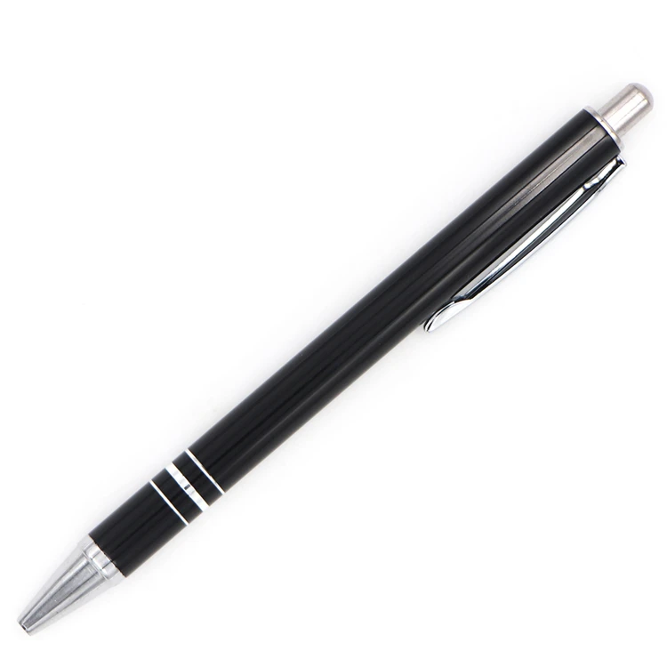 Custom business gift pen Black metal pen wholesale