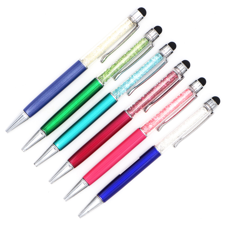 Crystal Diamond Stylus Pen Screen Touch Ballpoint Pen